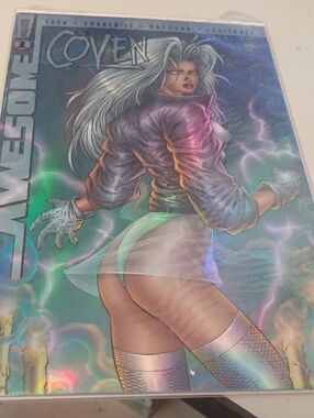 Coven Holographic Comic Of Coven- Iridescent Silver & Purple